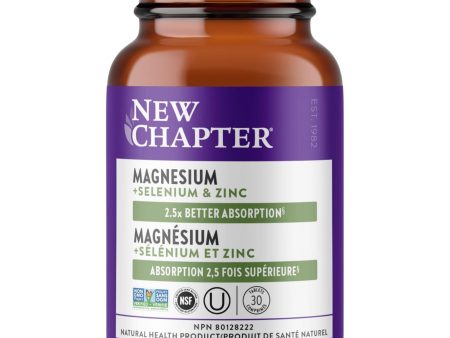 New Chapter Magnesium + Selenium & Zinc Tablets 30s Online now