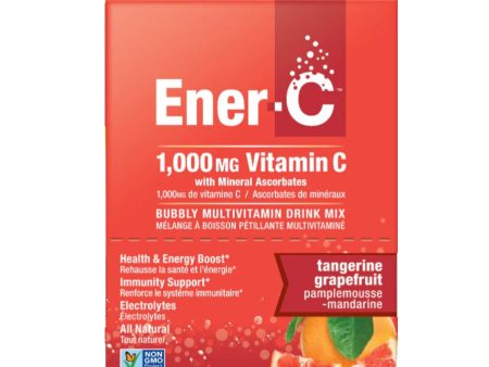 Ener-C Tangerine Grapefruit Multivitamin Drink Mix - 1,000mg Vitamin C (Case of 30) on Sale