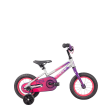 Apollo Neo+ 12  Kids Bikes - Brushed Alloy   Purple   Pink Fade Supply