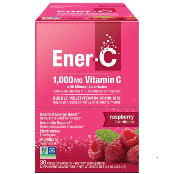 Ener-C Raspberry Multivitamin Drink Mix - 1,000mg Vitamin C (Case of 30) For Cheap