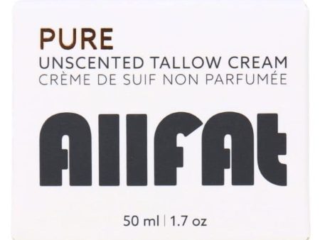 ALLFAT Pure Unscented Tallow Cream 50ml Hot on Sale