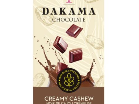 Dakama Creamy Cashew Chocolate Bar 50g Online Sale