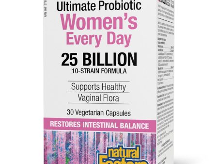 Natural Factors Women’s Every Day 25 Billion Probiotic 30s Discount