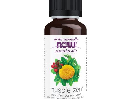 NOW Muscle Zen Essential Oil Blend 30ml on Sale