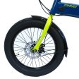 Shogun Compact 20  Electric Bike - Blue   Yellow Online