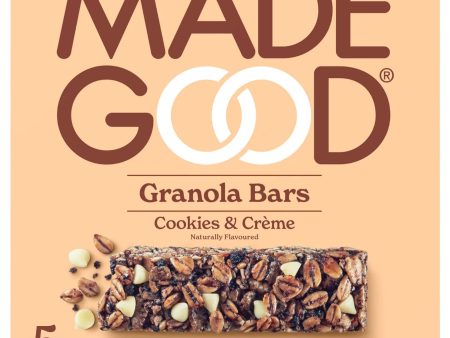 MadeGood Cookies & Crème Granola Bars 5x24g Fashion