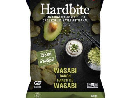 Hardbite Avocado Oil Potato Chips Wasabi Ranch 128g Fashion