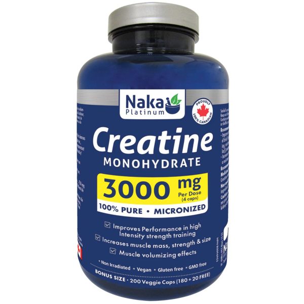 Naka Creatine Monohydrate 3000mg 200s Online now