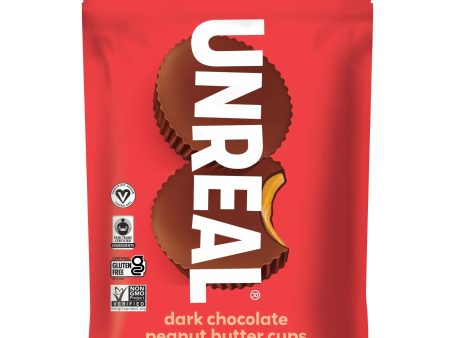 Unreal Dark Chocolate Peanut Butter Cups 120g Discount