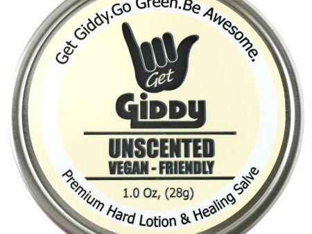 GIDDY Unscented Vegan-Friendly Hard Lotion, Balm & Salve Fashion