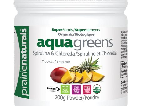 Prairie Naturals Organic Aqua Greens - Tropical 200g Online