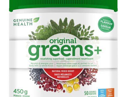 Genuine Health Greens+ Original - Mixed Berry 450g Sale