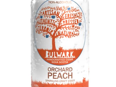 Bulwark Orchard Peach Non-Alcoholic Cider 355ml For Discount