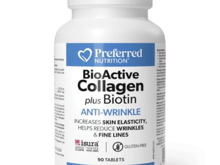 Preferred Nutrition BioActive Collagen plus Biotin Tablets 90s Cheap