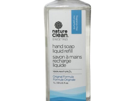 Nature Clean Liquid Hand Soap Refill Fragrance-Free 1L For Cheap