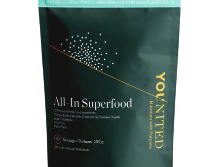 Younited All-In Superfood - Fresh Citrus Mint 30 Servings (292g) Discount