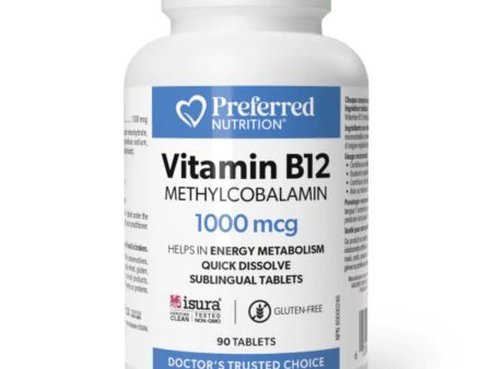 Preferred Nutrition Vitamin B12 Methylcobalamin 1000mcg 90s Discount