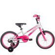 Apollo Neo+ 16  Kids Bikes - Brushed Alloy   Pink    Dark Pink Fade Online Hot Sale