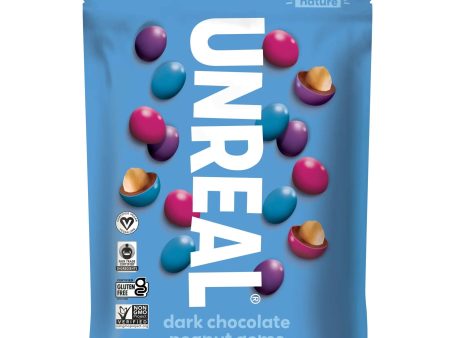 Unreal Dark Chocolate Peanut Gems 142g Cheap