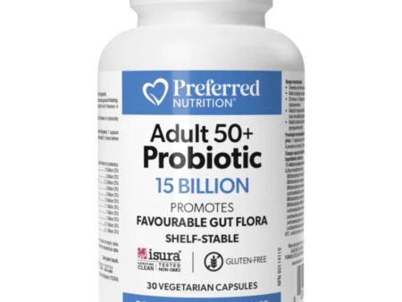 Preferred Nutrition Adults 50+ Probiotic 15 Billion 30s For Cheap