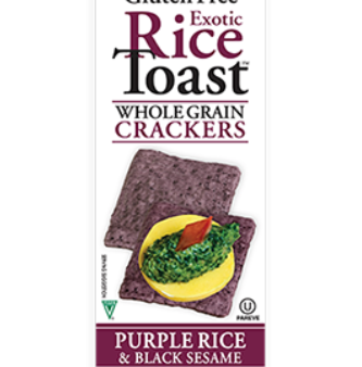 Edward & Sons Exotic Rice & Black Sesame Toasts 65g For Cheap