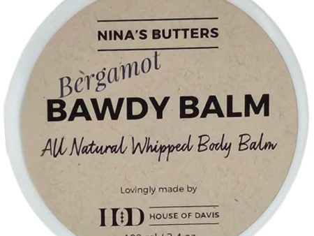 House of Davis Bergamot Whipped Body Balm 100ml Online now