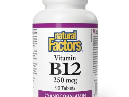 Natural Factors Vitamin B12 250mcg 90s on Sale