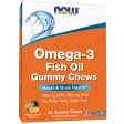 NOW Omega-3 Fish Oil Gummy Chews 36s Supply