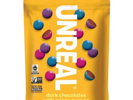 Unreal Dark Chocolate Crispy Quinoa Gems 142g Online now