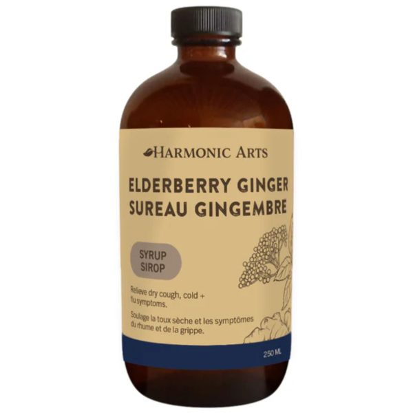 Harmonic Arts Elderberry Ginger Syrup 250ml Discount