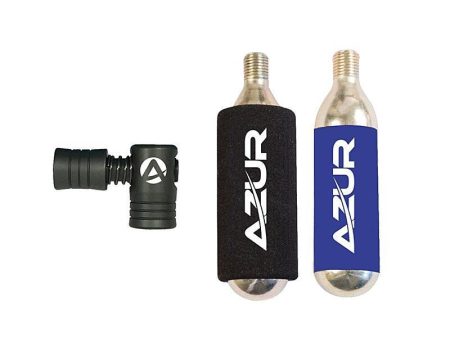 Azur Performance CO2 Bottle Set w  Neoprene Grip 16g Online now