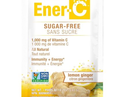 Ener-C Sugar Free Lemon Ginger Multivitamin Drink Mix - 1,000mg Vitamin C (Single Sachet) Cheap