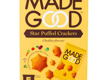 MadeGood Cheddar Star Puffed Crackers 5ct Hot on Sale