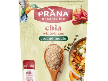 Prana Organic Ground White Chia Seeds 200g Fashion