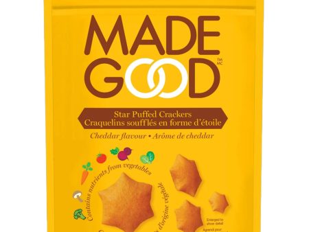 MadeGood Cheddar Star Puffed Crackers 121g Online Sale