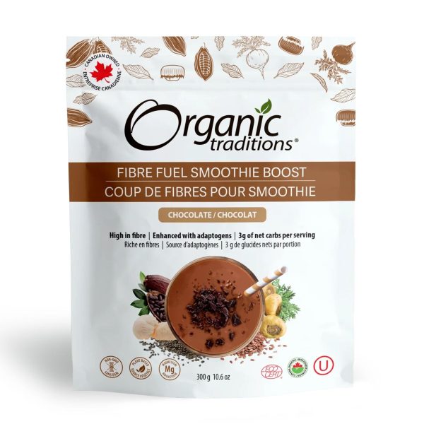 Organic Traditions Fibre Fuel Smoothie Chocolate 300g Online