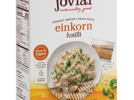 Jovial 100% Organic Einkorn Traditional Fusili 340g Fashion