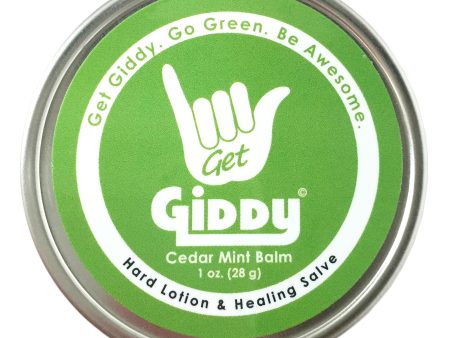 GIDDY Cedar Mint Hard Lotion, Balm & Salve Online Hot Sale