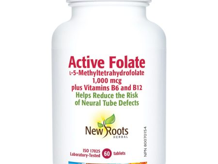 New Roots Active Folic Acid 60 Tablets Sale