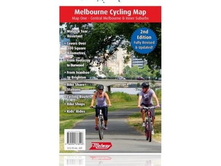 Where to Ride - Melbourne Cycling Map - Map One - Central Melbourne & Inner Suburbs Discount