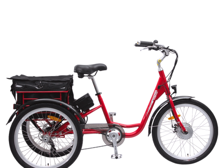 Tebco CARRIER Electric Trike - Red Online Hot Sale