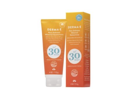 Derma E Sun Defense Mineral Sunscreen SPF 30 Body Lotion 113g Online Hot Sale