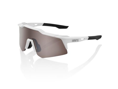 100% Speedcraft XS Sunglasses - Matte White   HiPER Silver Online