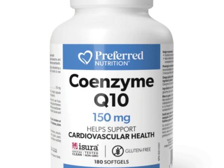 Preferred Nutrition Coenzyme Q10 150mg Softgels 180s Discount