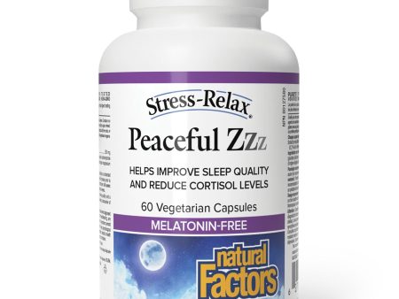 Natural Factors Stress-Relax Peaceful Zzz 60s Online Hot Sale