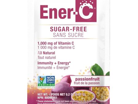 Ener-C Sugar Free Passion Fruit Multivitamin Drink Mix - 1,000mg Vitamin C (Single Sachet) For Cheap