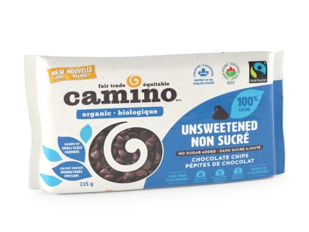 Camino Organic Unsweetened Chocolate Chips 225g Online Sale