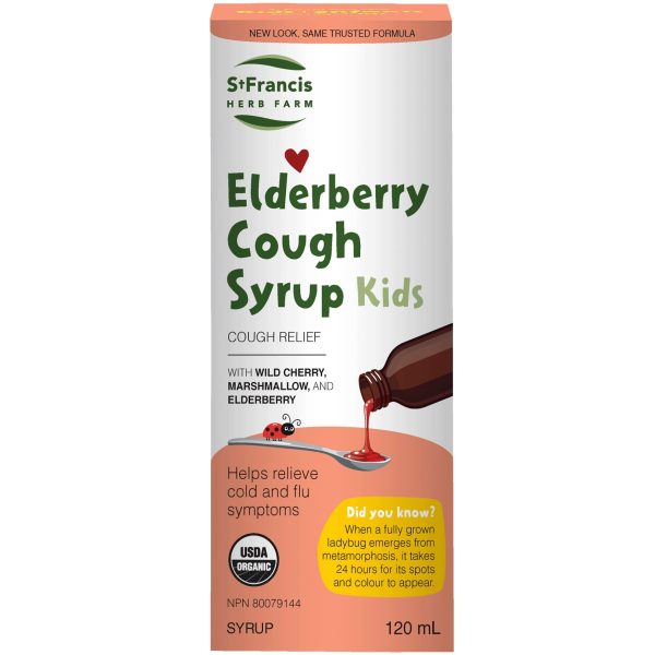 St. Francis Elderberry Cough Syrup Kids 120ml Discount