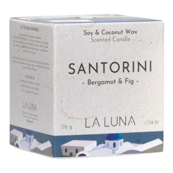 La Luna SANTORINI Bergamot & Fig Scented Candle 56g Supply