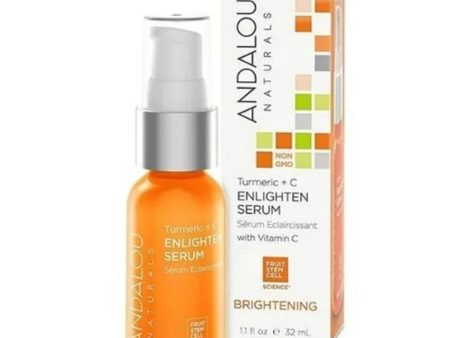 Andalou Brightening Turmeric + C Enlighten Serum 32ml on Sale